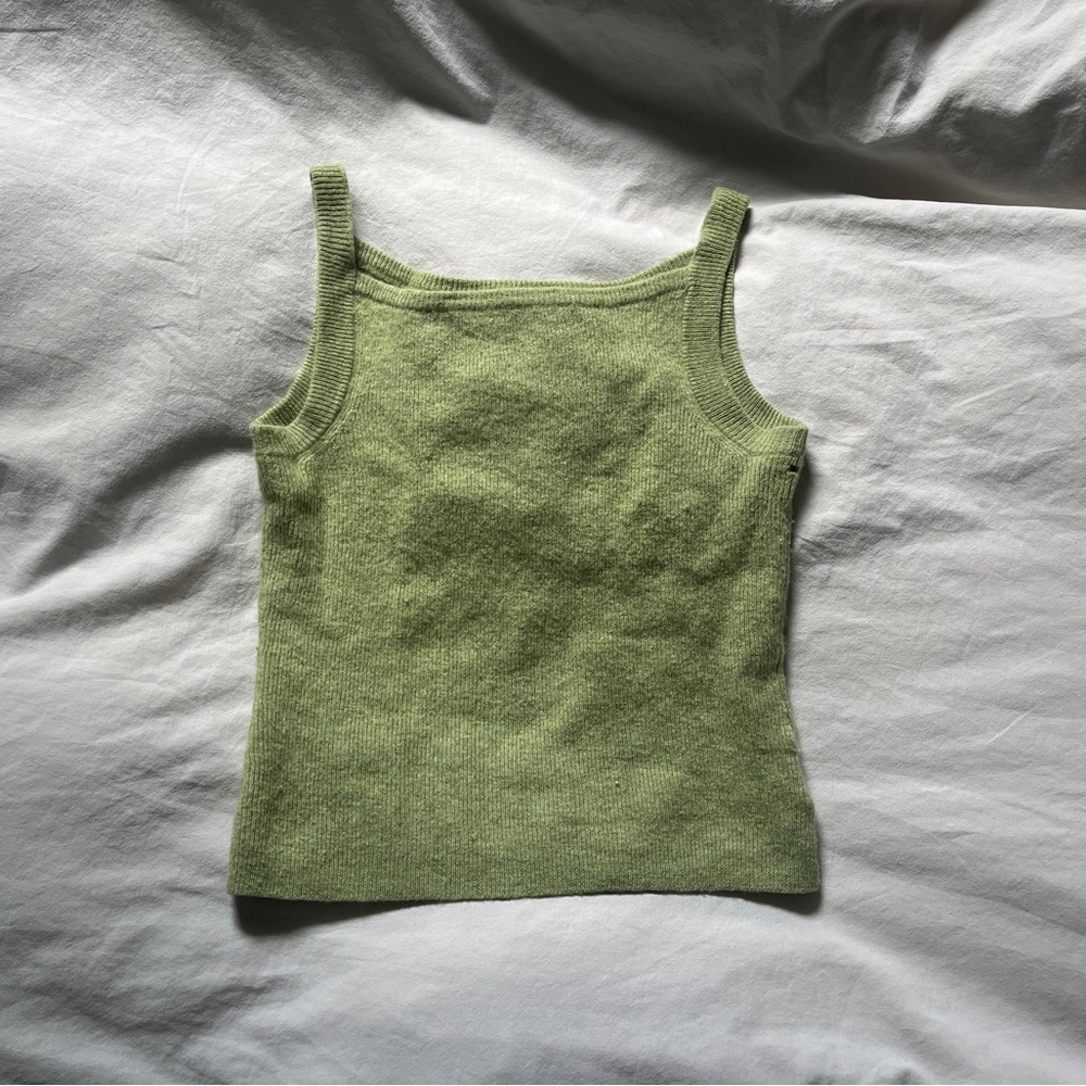 Crussavina Italian Merino Wool Tank Top